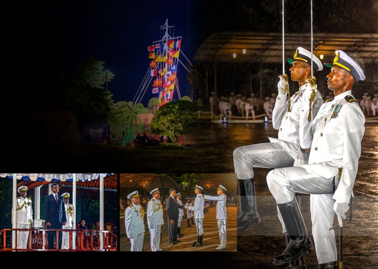 SIXTEEN (16) MIDSHIPMEN AND THIRTEEN (13) SERVICE ENTRY CANDIDATES COMMISSIONED AT NAVAL AND MARITIME ACADEMY, TRINCOMALEE